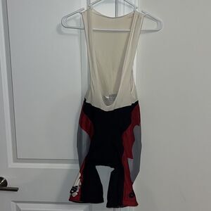 Mens Champion System training workout bike riding blue padded cycling bib shorts